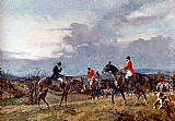 Gilbert Paintings - Out Hunting by Gilbert Scott Wright
